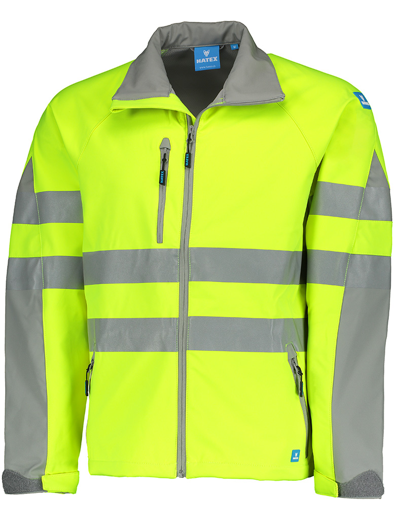 Veste Softshell haute visibilitéstretch coupe-vent