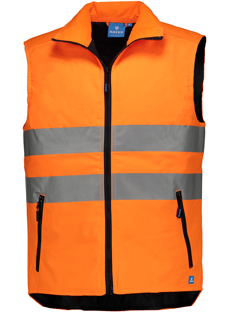 Gilet haute visibilité matelassé