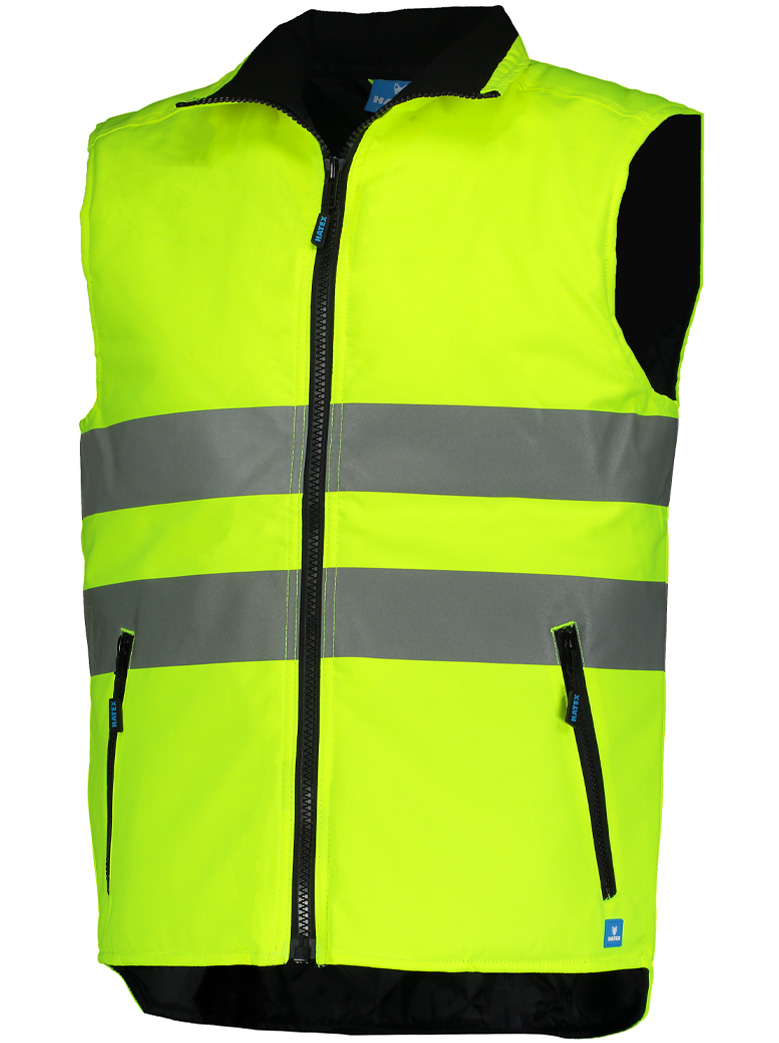 Gilet haute visibilité matelassé