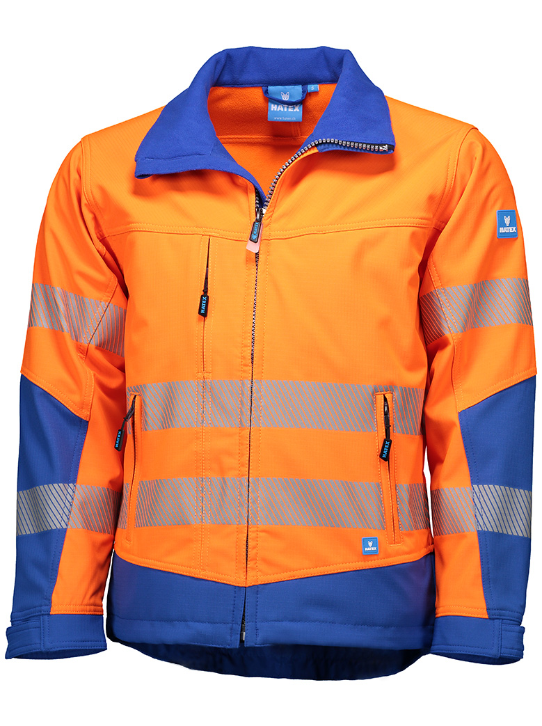 Veste Softshell haute visibilité stretch coupe-vent, Rip-Stop