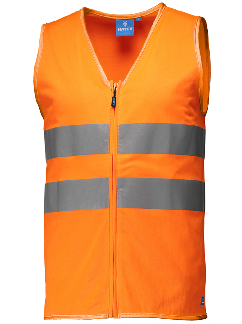 Warn Gilet mit Reissverschluss