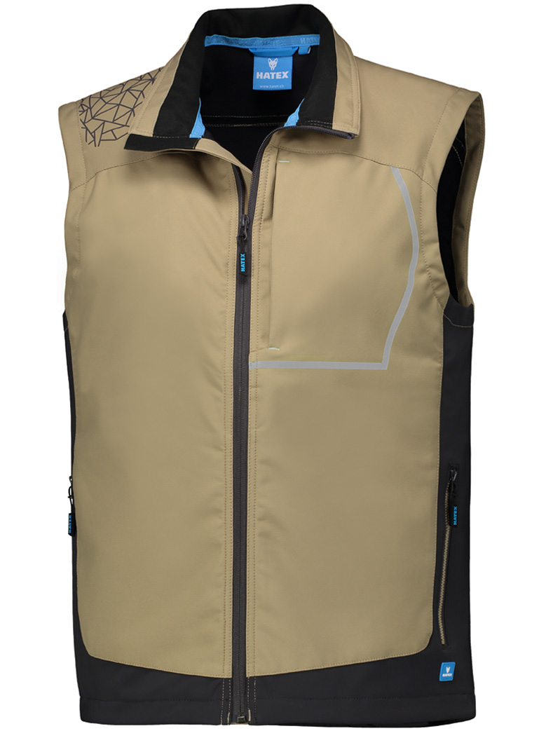 XPERT gilet softshellstretch coupe-vent