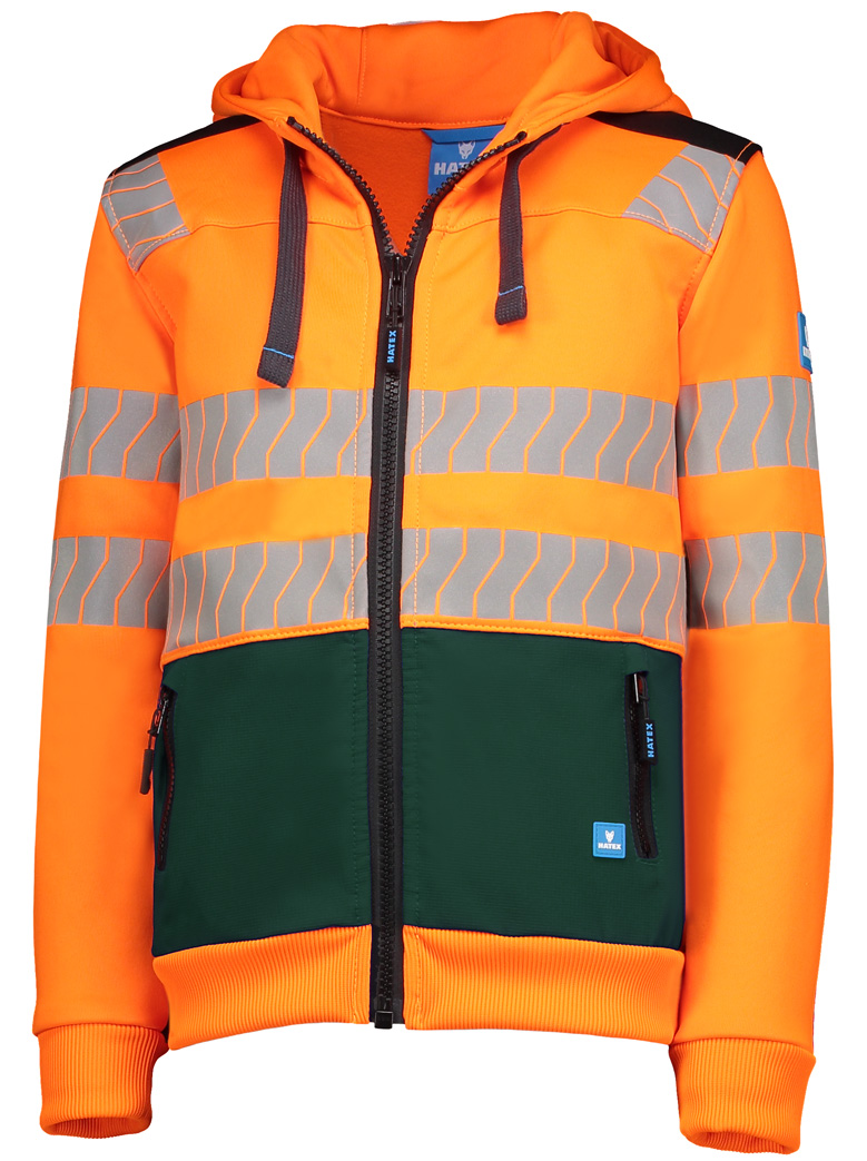 XPERT Kinder Warn Hoodie-Sweatjacke 