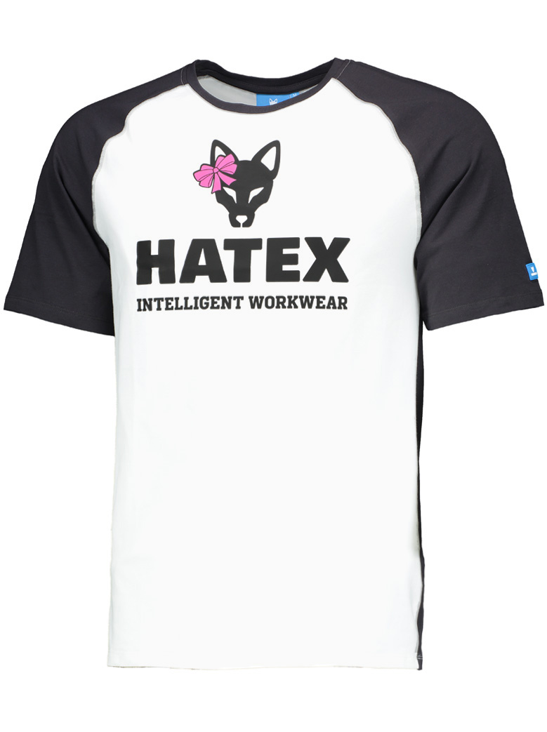 XPERT T-Shirt HatexFuchs Schleife pink, Rundhals, 180gr.